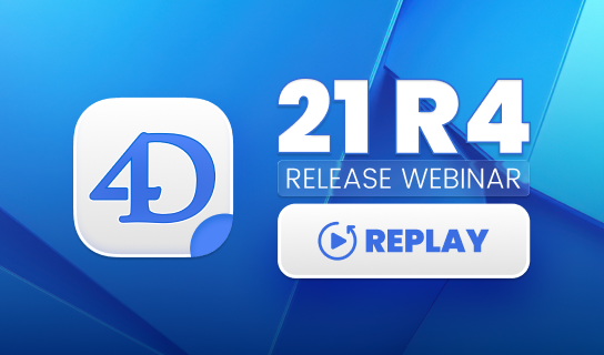 4D 21 R4 Webinar: QUIC, KI… and mehr