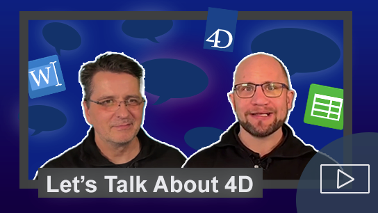 NEU: Let's Talk About 4D